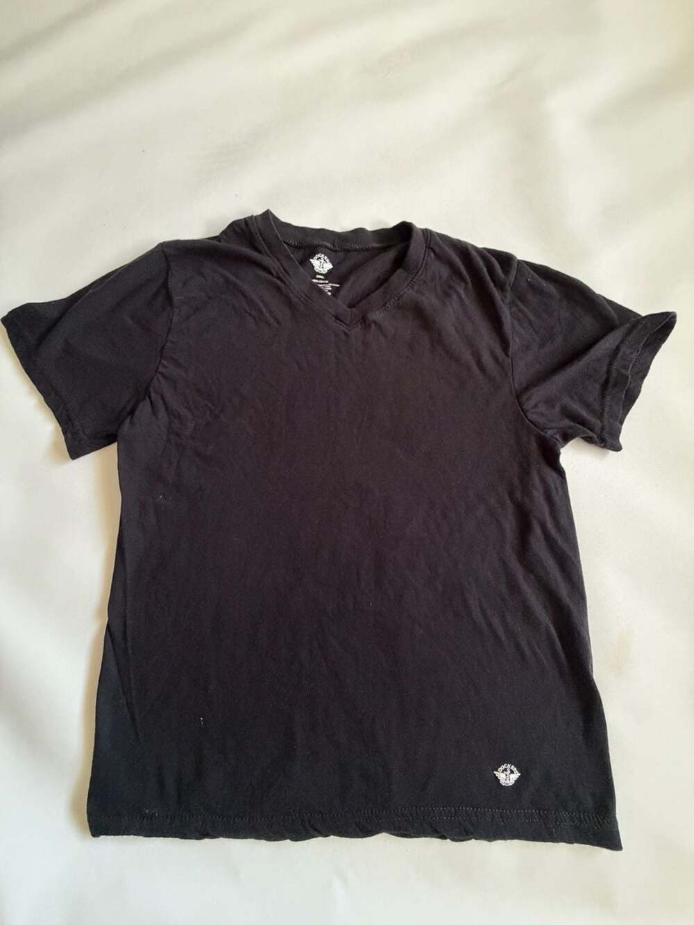 Dockers Men's Black V-Neck Short Sleeve T-Shirt Basic Tee